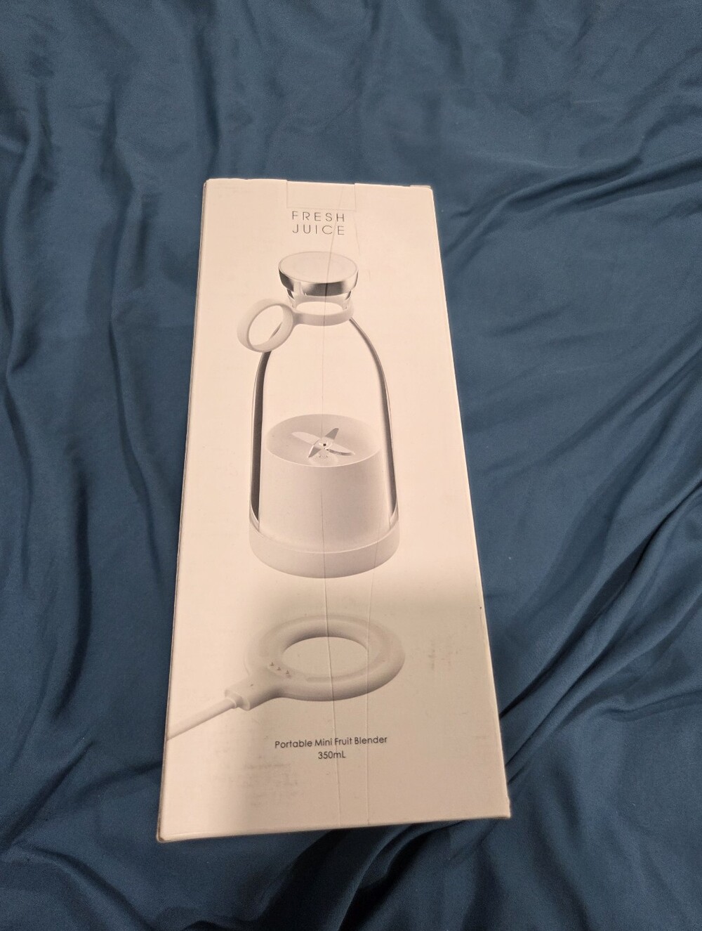 FRESH JUICE Portable Mini Fruit Blender - White